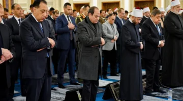 لحظات تاريخية افتتاح مسجد العزيز الحكيم بحضور الرئيس السيسي